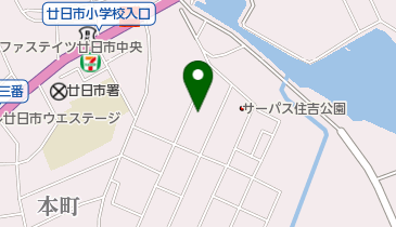 ダンスファクトリーナカタの地図画像