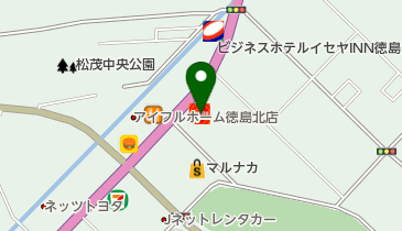 松茂石油有限会社の地図画像