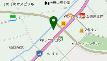 徳島ラーメン大孫の地図画像