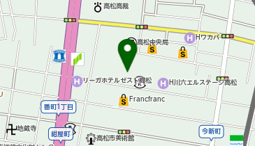 TBC高松店の地図画像