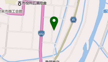 荒銀仏具店の地図画像