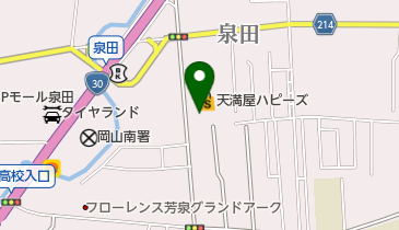 アラベスク 泉田店の地図画像