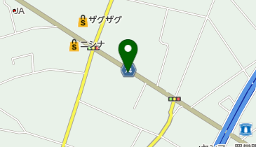 キャレットの地図画像