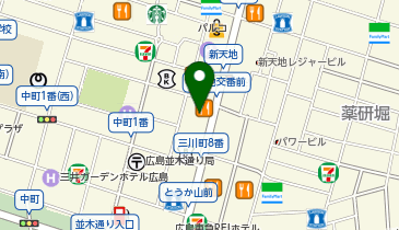 オンディーヌ広島店の地図画像