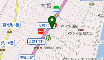 アミティーイングリッシュスクール 広島大芝校の地図画像