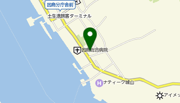 メガネ21因島店の地図画像