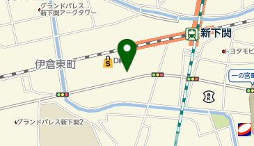 タックルベリー新下関店の地図画像