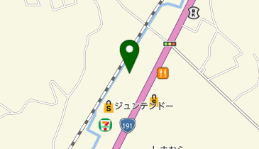 二束三文100円ショップの地図画像
