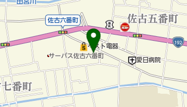 藤田屈折センターの地図画像