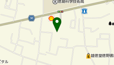 徳島県障がい者相談支援センターの地図画像