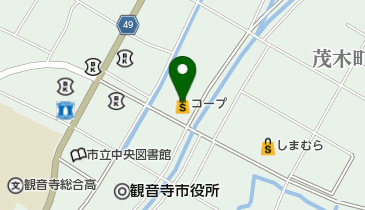AVAN観音寺店の地図画像