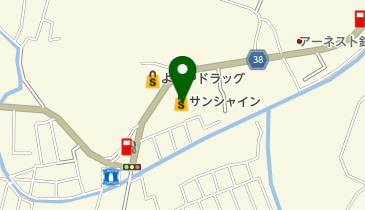 クリーニングトクヒサ サンシャイン針木店の地図画像