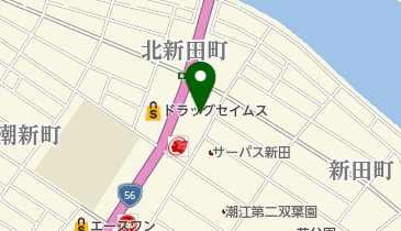 たも屋 潮江店の地図画像