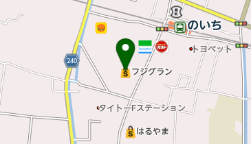 サンライズクリーニング野市店の地図画像