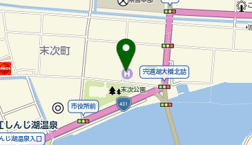 浅利観光株式会社松江支店の地図画像