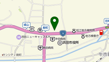 損害保険ジャパン株式会社 山陰支店浜田営業所の地図画像