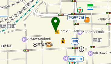 ザ・スーツカンパニー岡山店の地図画像