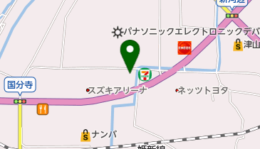 スタジオアリス津山店の地図画像