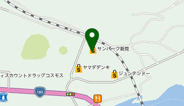 ミーツ新見店の地図画像