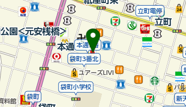 ランダ本通店の地図画像