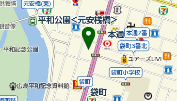 VS28スキンケアスタジオBALIIN広島の地図画像
