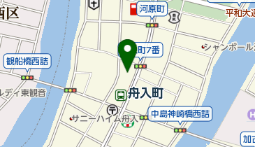 美容室カオン舟入店の地図画像