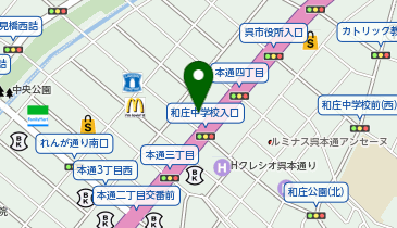 みやくす整骨院の地図画像