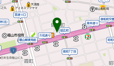 日建学院 福山校の地図画像