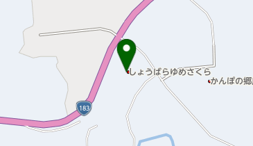 食彩館しょうばらゆめさくら特産店の地図画像