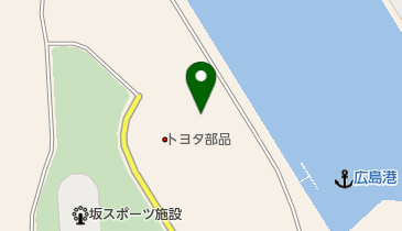 国分株式会社中国支社の地図画像