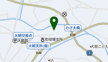 わさーる産直館の地図画像