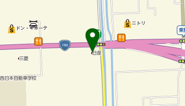 山口日産自動車株式会社 宇部厚南店の地図画像