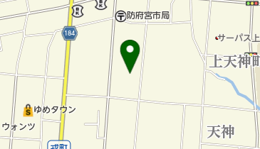 防府市 松崎公民館の地図画像