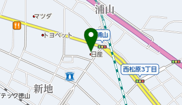 山口日産自動車株式会社 周南浦山店の地図画像