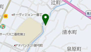 ドッグサロンはなの地図画像