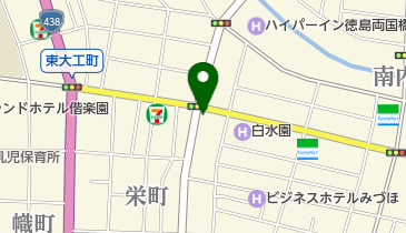味里お好み焼の地図画像