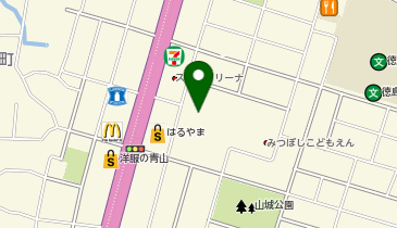 ふれあい健康館の地図画像
