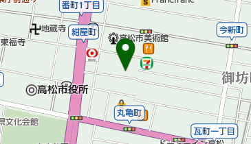 四角家餃子本舗の地図画像