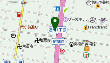 ホシザキ四国株式会社の地図画像