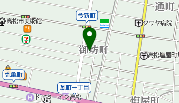 ミネルバ美容室の地図画像