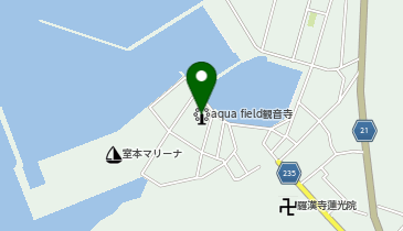 アクアフィールド観音寺の地図画像