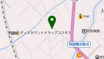 シャディサラダ館別宮店の地図画像