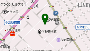 愛媛県東予地方局今治支局の地図画像