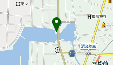 松前交通タクシーの地図画像