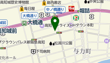 住友料理学園高知の地図画像