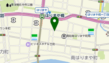 美容室サザン高知店の地図画像