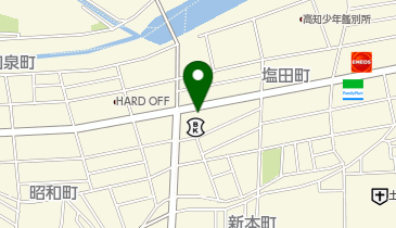 ヘアーサロンフラワーの地図画像