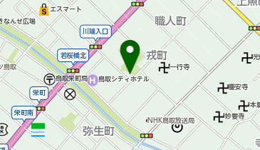 社団法人鳥取県私立学校協会の地図画像