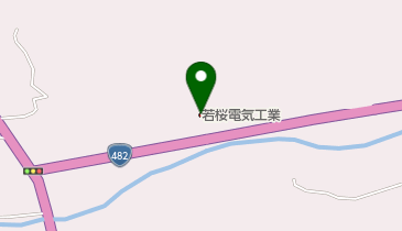 若桜電気工業株式会社の地図画像