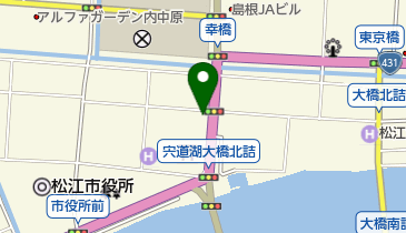 ミシンステーション縫房松江店の地図画像